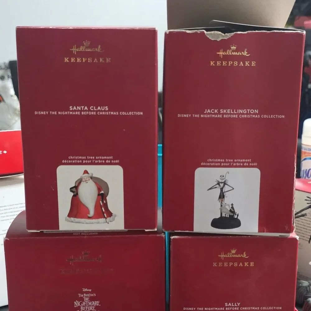 Disney Hallmark Nightmare Before Christmas Storyteller Ornaments